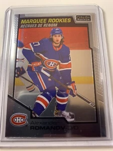 20-21 Alexander Romanov #198 Montreal Canadiens OPC Platinum Marquee Rookie - Bild 1 von 2