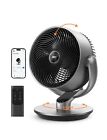 Dreo Smart Fans for Bedroom, 11 Inch, 25dB Quiet DC Room Fan with Remote, 120...