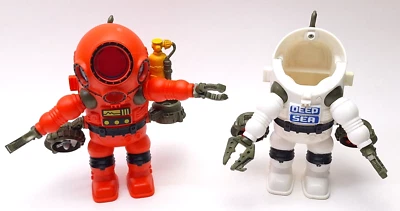 Deep Sea Adventure Toy Rare RED Diving Diver Suit CHAP MEI 6.5” Toys R US Lot 2 - Image 1 of 4
