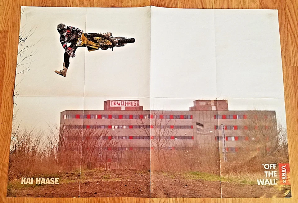 großes doppelseitiges Motocross-Poster "Kai Haase"  60 cm x 42 cm - Bild 1 von 1