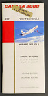 Canada 3000 Airlines Flugplan mit Wirkung zum 1. Juni 2001