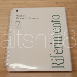  APPLE MACINTOSH REFERENZHANDBUCH SYSTEM SOFTWARE 7 T030-3934-A ITALIENISCH - Bild 1 von 8