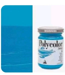 MAIMERI POLYCOLOR COLORE ACRILICO ACRILICI 140 ML IN BARATTOLO Blu Celeste 366 - Foto 1 di 3