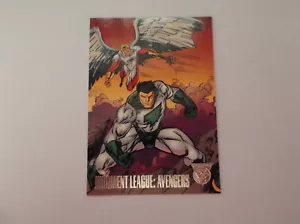 Fleer & Skybox / DC & Marvel Amalgam "JUDGEMENT LEAGUE: AVENGERS" #17 Trade Card - Picture 1 of 2