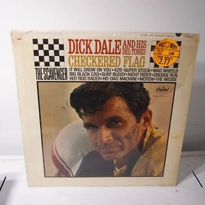 Dick Dale Checkered Flag LP VINYL ALBUM SURF - Imagen 1 de 4