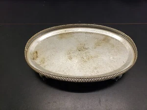 Vintage Mayell EP on Steel Crystal Plate Holder Stainless Steel - Bild 1 von 10