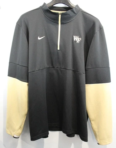Mens Nike Wake Forest Demon Deacons Dri-Fit Therma 1/4 Zip Jacket CQ5725-010 XXL Cover