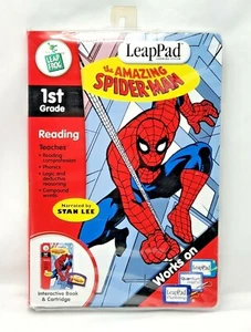 LeapFrog LeapPad The Amazing Spider-Man 1st Grade Reading Set NEW Open Package - Picture 1 of 3