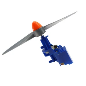 2 Stück DC3,7V großes Windkraftflugzeug Modellhubschrauber 130 Motor mit Propeller - Bild 1 von 10