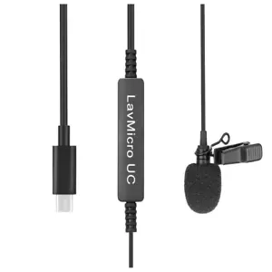 Omnidirectional Lavalier Microphone Saramonic LavMicro UC Mic for USB Type-C UK - Picture 1 of 24