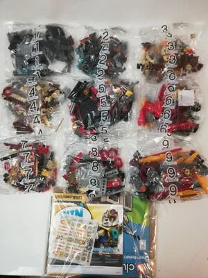 New No Box Sealed bags LEGO 70146 Legends of Chima Flying Phoenix Fire Temple  - Image 1 of 4