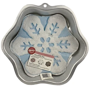 Vintage Wilton Kuchenform.  #2105-2067 Snowflake 2002, Frozen Thematic Cake - Bild 1 von 7