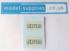 Matchbox 17A Bedford Removal Lorry Reproduction Waterslide Transfers Set