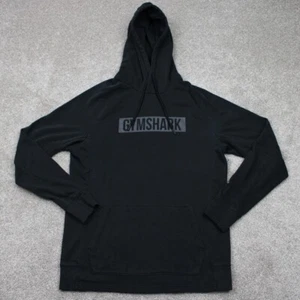 Gymshark Hoodie Herren Medium schwarz Baumwolle/Polyester L/S Kapuzenpullover Pullover - Bild 1 von 14