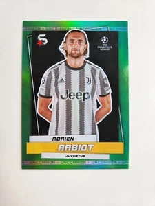 Adrien Rabiot Uncommon Green Parallel Topps UEFA Superstars 22/23 #89 - Picture 1 of 2