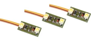 HO Scale Accessories - 6021 - House lighting, 2 LEDs warm white, 3 pieces - Foto 1 di 1