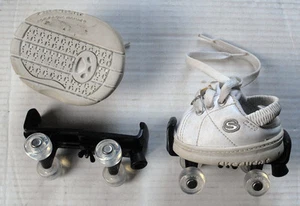 BUILD A BEAR roller skate white Skechers sneakers - Picture 1 of 2