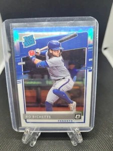 2020 Optic - Rated Rookies Carolina Blue and White Prizm #37 Bo Bichette - Picture 1 of 2