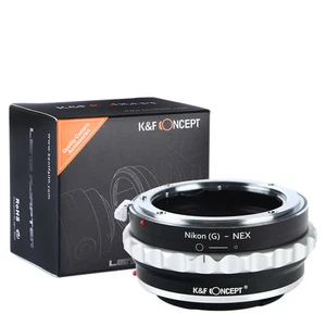 K&F Concept adapter for Nikon G mount lens to Sony E mount NEX a5000 A7II A7R - Picture 1 of 9