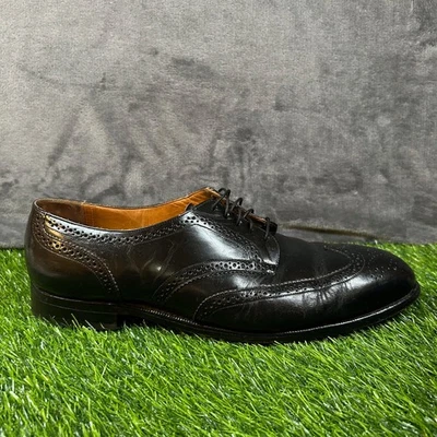 Johnston Murphy Optima Wingtip Oxford Dress Shoes Leather Lace Up Mens 11 D - Image 1 of 4