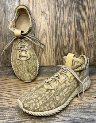 adidas Tubular Doom Sock Primeknit Brown Sneakers Men’s Size 9 AC7376 VERY GOOD! - Image 1 of 4