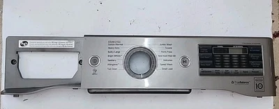 PANEL CONTROL LAVADORA CARGA FRONTAL LG (SIN PLACA) del modelo WM8100HVA Foto 1 de 4