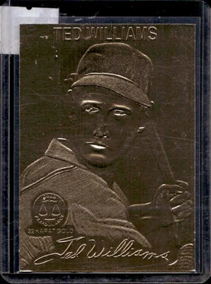 1996 Pro Mint Ted Williams Gold 24KT #000375 - Image 1 of 2