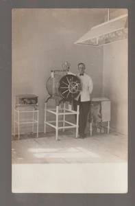 Rochester MINNESOTA RPPC c1910 INTERIOR OPERATING ROOM Mayo Clinic Hospital MN - Picture 1 of 3