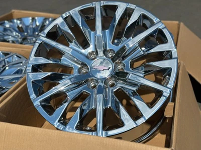 2026 20"  Wheels SET OF 4 Rims Chevy Silverado Tahoe Suburban GMC Sierra Yukon - Image 1 of 2