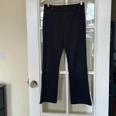 Женские черные широкие брюки брюки из полиэстера Amy Byer для работы или офиса - Изображение 1 из 4