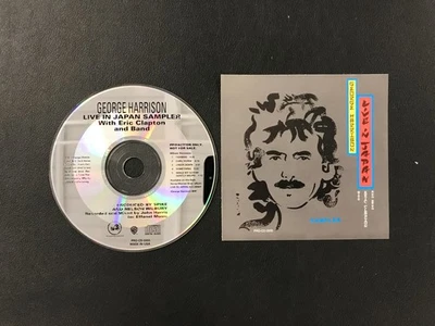 1992 George Harrison: Live In Japan Sampler w/Clapton PROMO CD VTG w/Sleeve! - Image 1 of 4