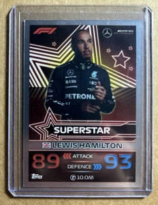 2023 Topps Turbo Attax Superstar Lewis Hamilton Foil #277 - Picture 1 of 1