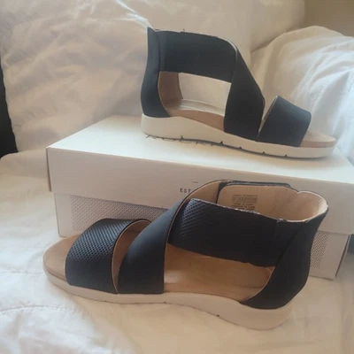 Sandalias Rockport City Lites Eileen 2, para mujer talla 5 pero talla grande, negras Foto 1 de 3