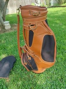 Diawa Leather Golf Cart Bag - Picture 1 of 13
