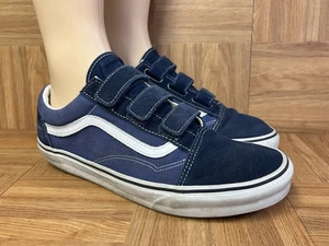 RAR🔥 Gr. 12 - Vans Prison Issue Navy Hook And Loop Old Skool Herrenschuhe - Bild 1 von 11