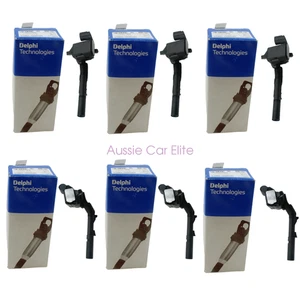 2769067900 OEM Delphi Ignition Coil Pack Set for 2014-16 Mercedes E400 E320 3.0L - Picture 1 of 7