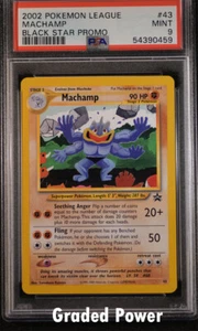 Promo Machamp PSA 9 Black Star Promo #43 Pokemon - Picture 1 of 1