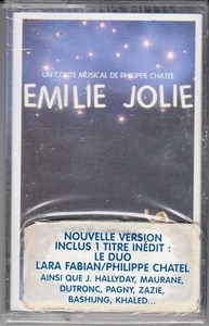 K7 AUDIO (TAPE) CONTE MUSICAL  *EMILIE JOLIE* HALLYDAY DUTRONC (NEUVE SCELLEE) - Bild 1 von 1