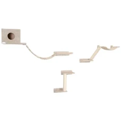 Wandkratzbaum Kletterwand Mount Everest Höhle Katzenmöbel Kratzbaum Hängebrücke - Bild 1 von 4