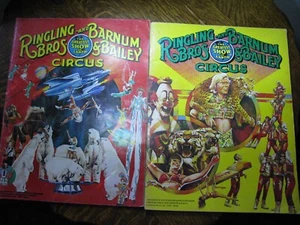 Vintage Ringling Bros Barnum & Bailey Circus Programs x2 Magazines 1979 1980 - Picture 1 of 18