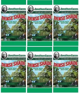 (6) bags Jonathan Green 10600 3 lb Dense Shade Shady Grass Seed Mixture  - Picture 1 of 4