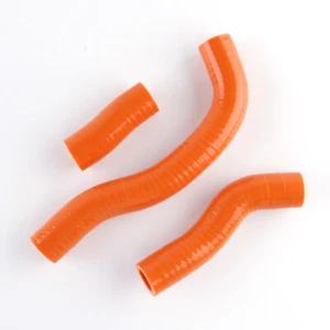 MANGUERAS RADIADOR DE SILICONA APTAS PARA KTM 450 SXF SX-F SMR 2007 2008 2009 2010 naranja - Imagen 1 de 11