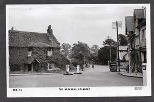 Postcard Stanmore Harrow London Middlesex the Broadway RP - Picture 1 of 2