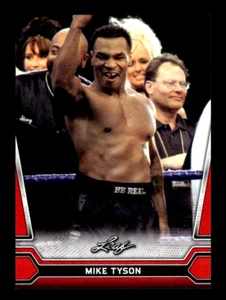 2021 Leaf Multisport Mike Tyson #07 Red Border Parallel - Picture 1 of 2