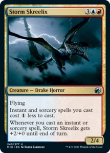 MTG-4x-Near Mint, English-Storm Skreelix-Innistrad: Midnight Hunt - Picture 1 of 1
