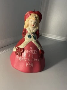 American Greetings Vintage 1991 Decorazione Natalizia Sorella Amica Speciale  - Foto 1 di 5