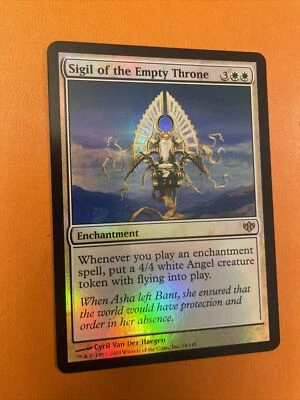 MTG - Sigil of the Empty Throne - FOIL - Conflux - NM/MT - Brandy New! - Image 1 of 2