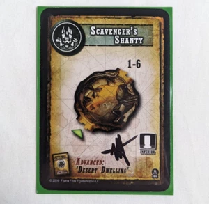 SHADOWS OF BRIMSTONE Board Game SCAENGER'S SHANTY Map Card Blasted Wastes SIGNED - Picture 1 of 1