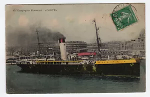 CPA Paquebot Corté de la Compagnie Fraissinet /RU7 - Foto 1 di 2