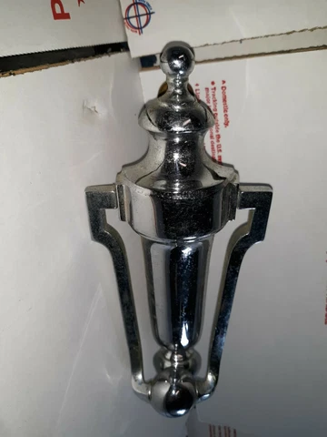Vintage Chrome Door Knocker Cover
